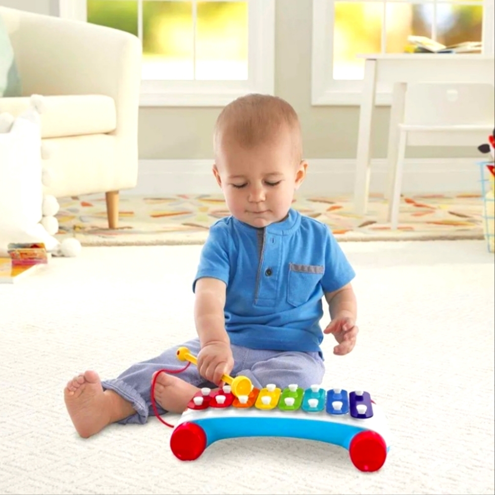 FISHER-PRICE Colorful Xylophone Musical Toy for Infant & Toddler Children